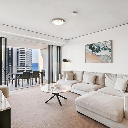 Ocean View 3-Bed With Gym, Pool, Sauna & Parking Gold Coast Buitenkant foto