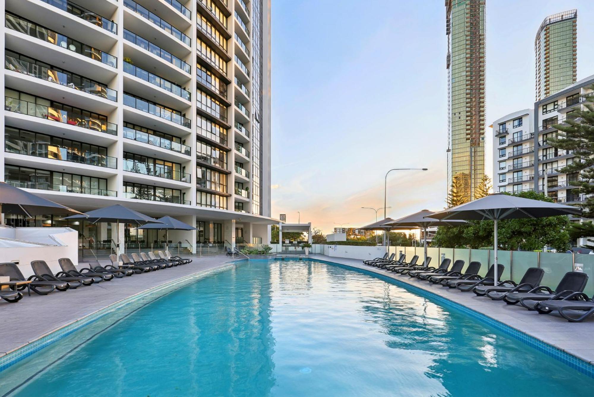 Ocean View 3-Bed With Gym, Pool, Sauna & Parking Gold Coast Buitenkant foto