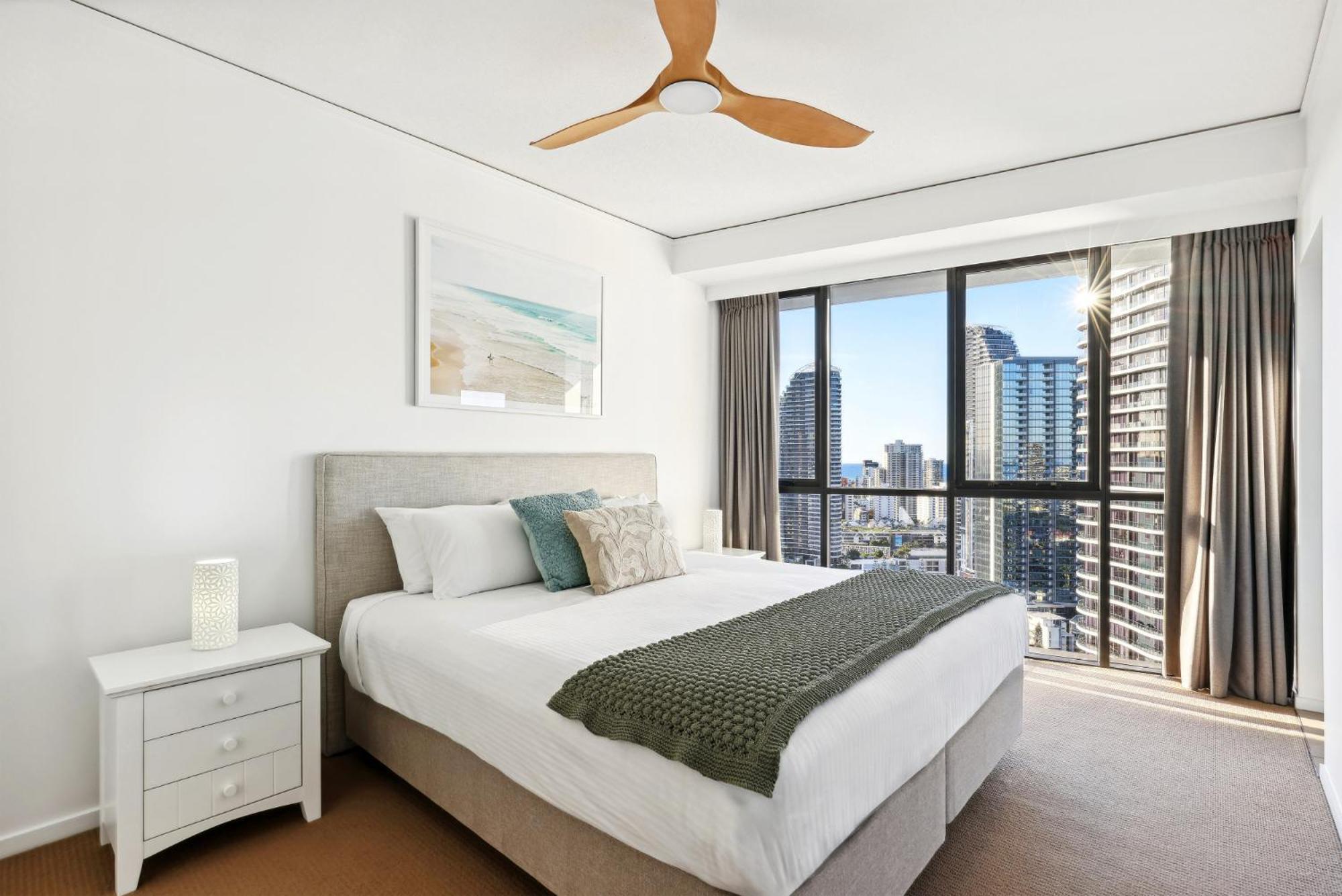 Ocean View 3-Bed With Gym, Pool, Sauna & Parking Gold Coast Buitenkant foto